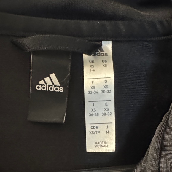 Adidas Black Jacket with White Accents - Picture 3 of 8